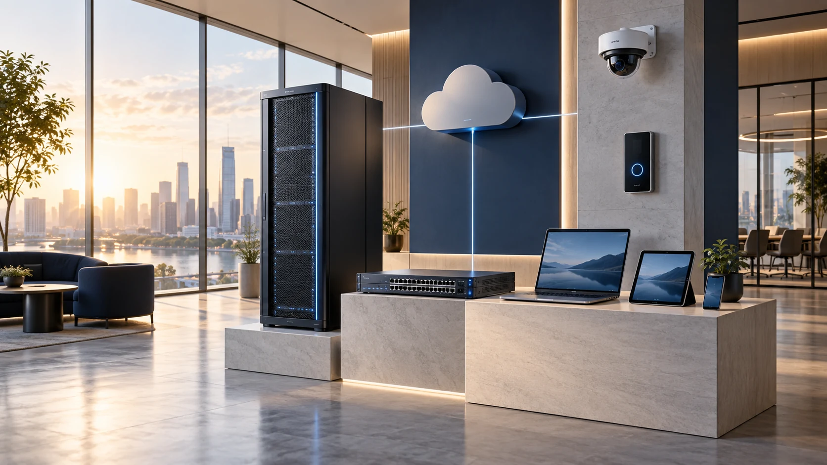 Integrated business technology equipment and infrastructure