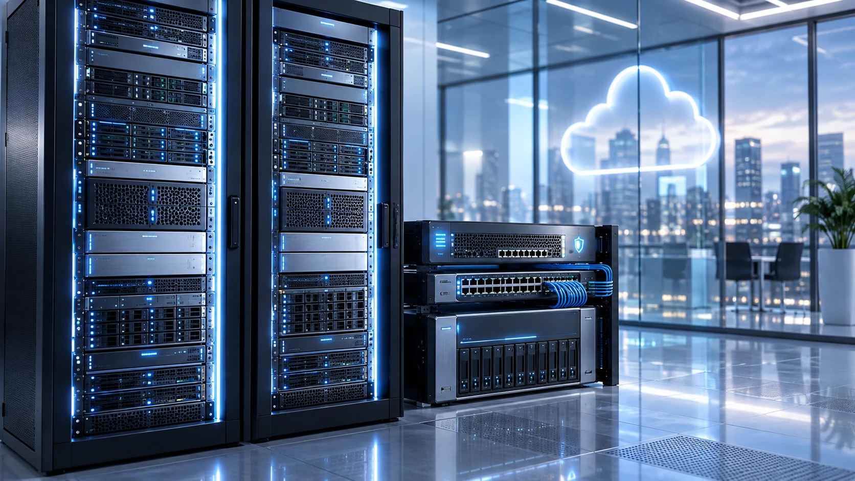 Secure cloud, server and backup infrastructure