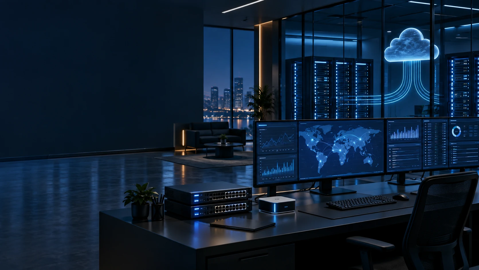 Managed cloud, server and network infrastructure