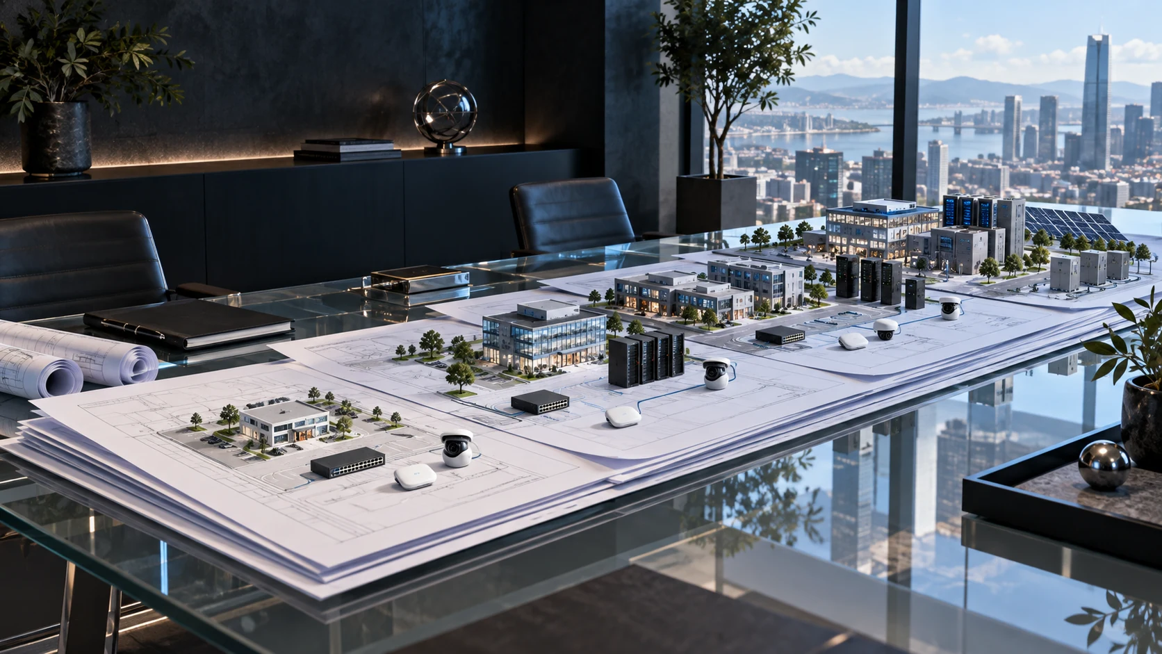 Technology equipment arranged for solution planning