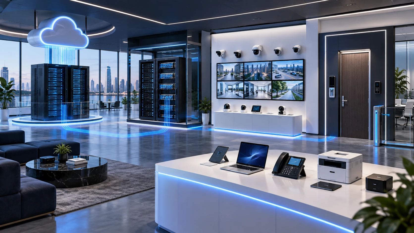 Business technology and secure infrastructure equipment